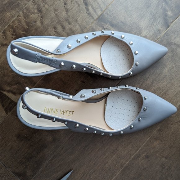 EUC Nine West Studs Heels - Picture 2 of 5